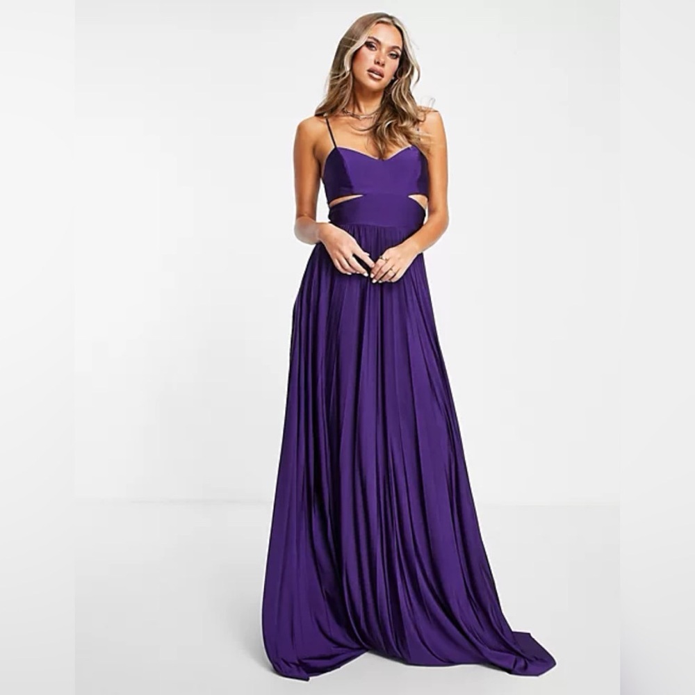 Trendyol Purple Formal Maxi Dress